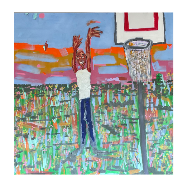 Roscoe Hall “Shootin Rocks” (2023)