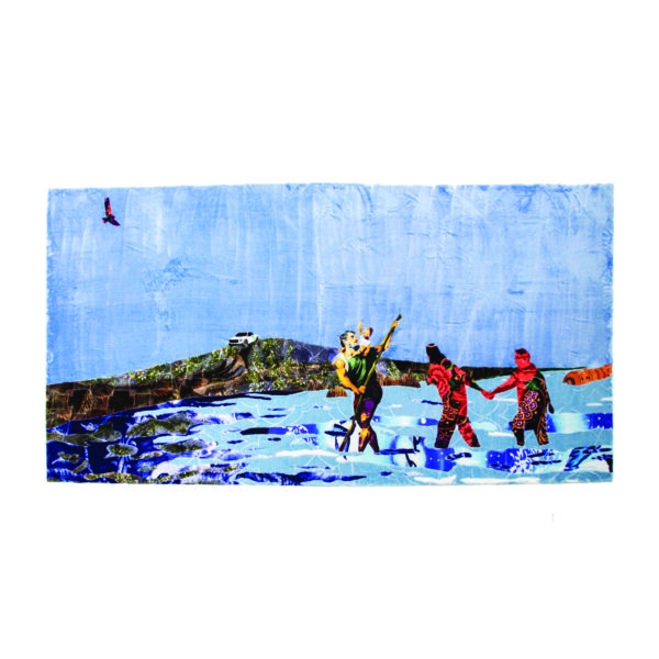 Antonio Lechuga 'St. Christopher, Patron Saint of Travelers Guiding River Crossers'